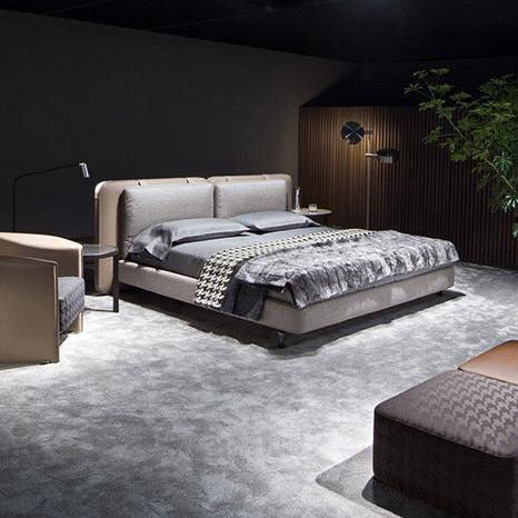 Rosario Queen Size Leatherette Bed Frame