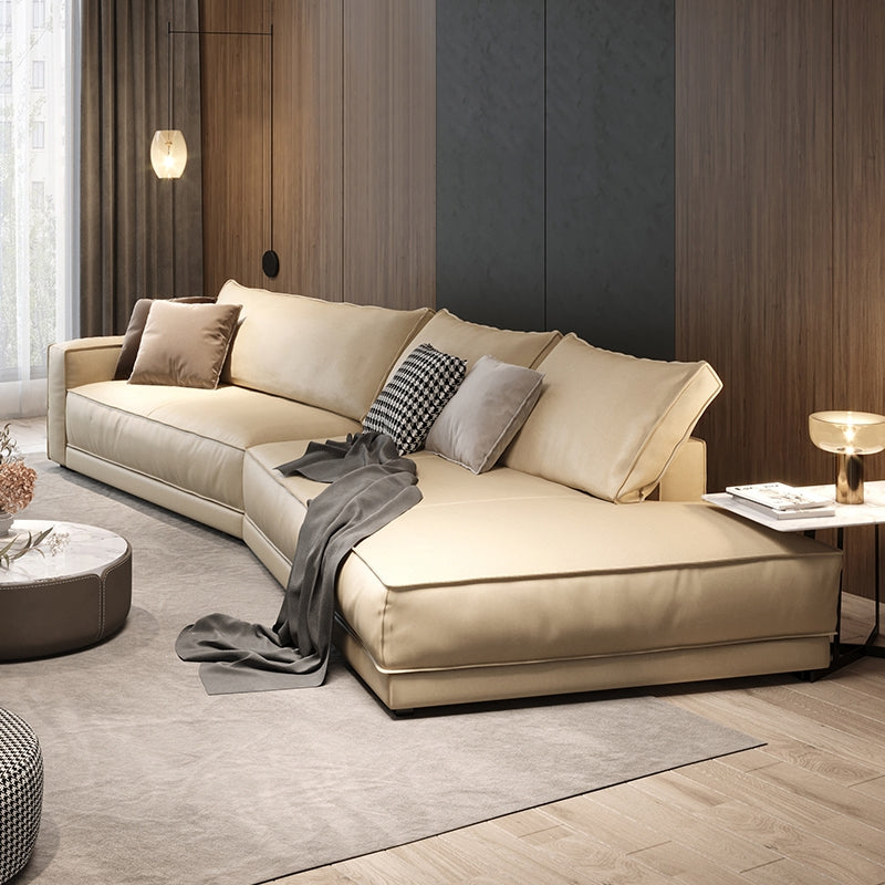 Fitzpatrick 4 Seater Italian Leather Sofa