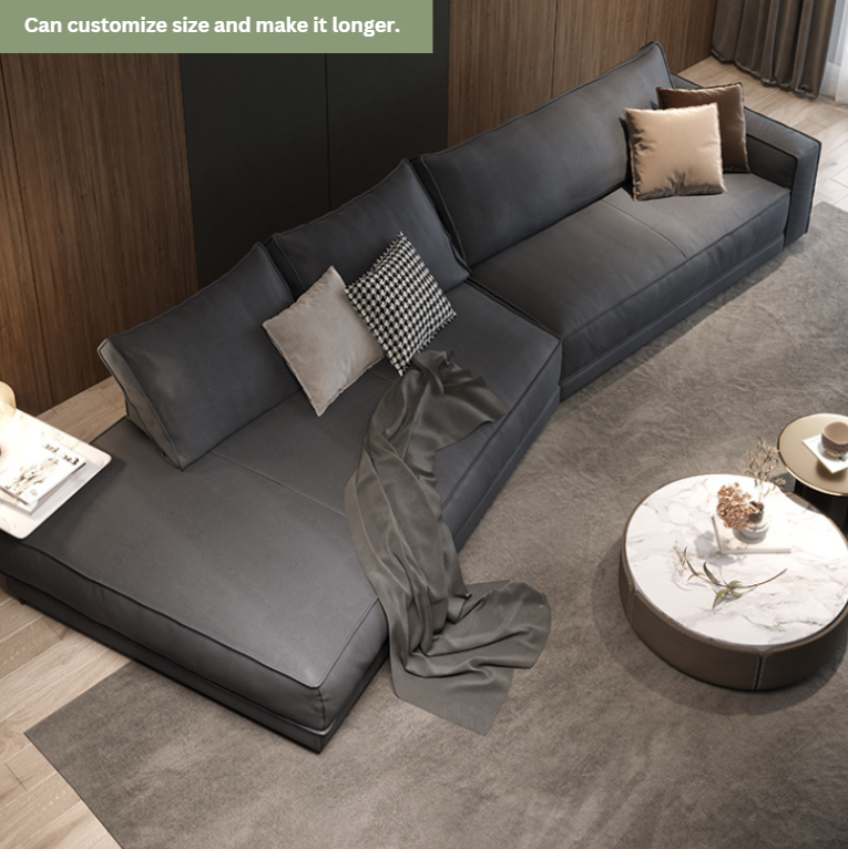 Fitzpatrick 4 Seater Italian Leather Sofa