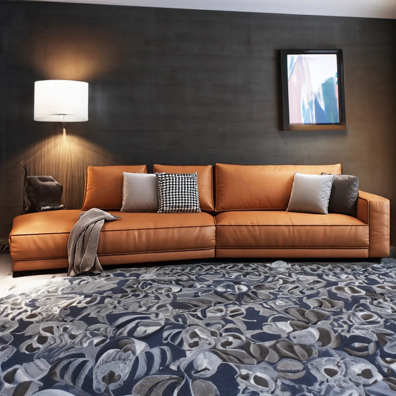 Fitzpatrick 4 Seater Italian Leather Sofa