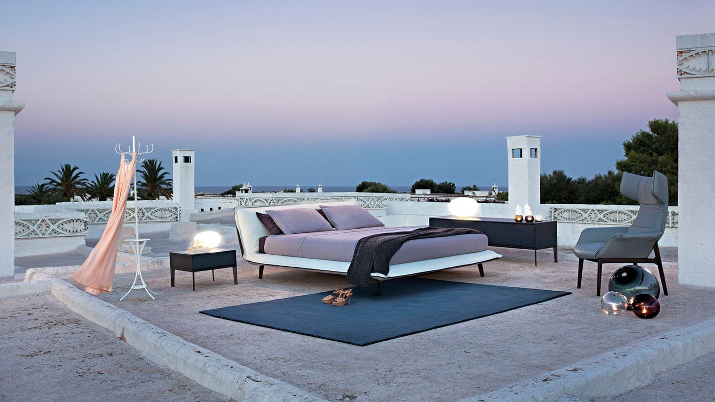 Orozco King Size Leatherette Bed Frame
