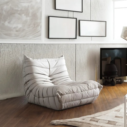 White accent chair with fabric upholstery: A whimsically relaxing piece for any stylish home