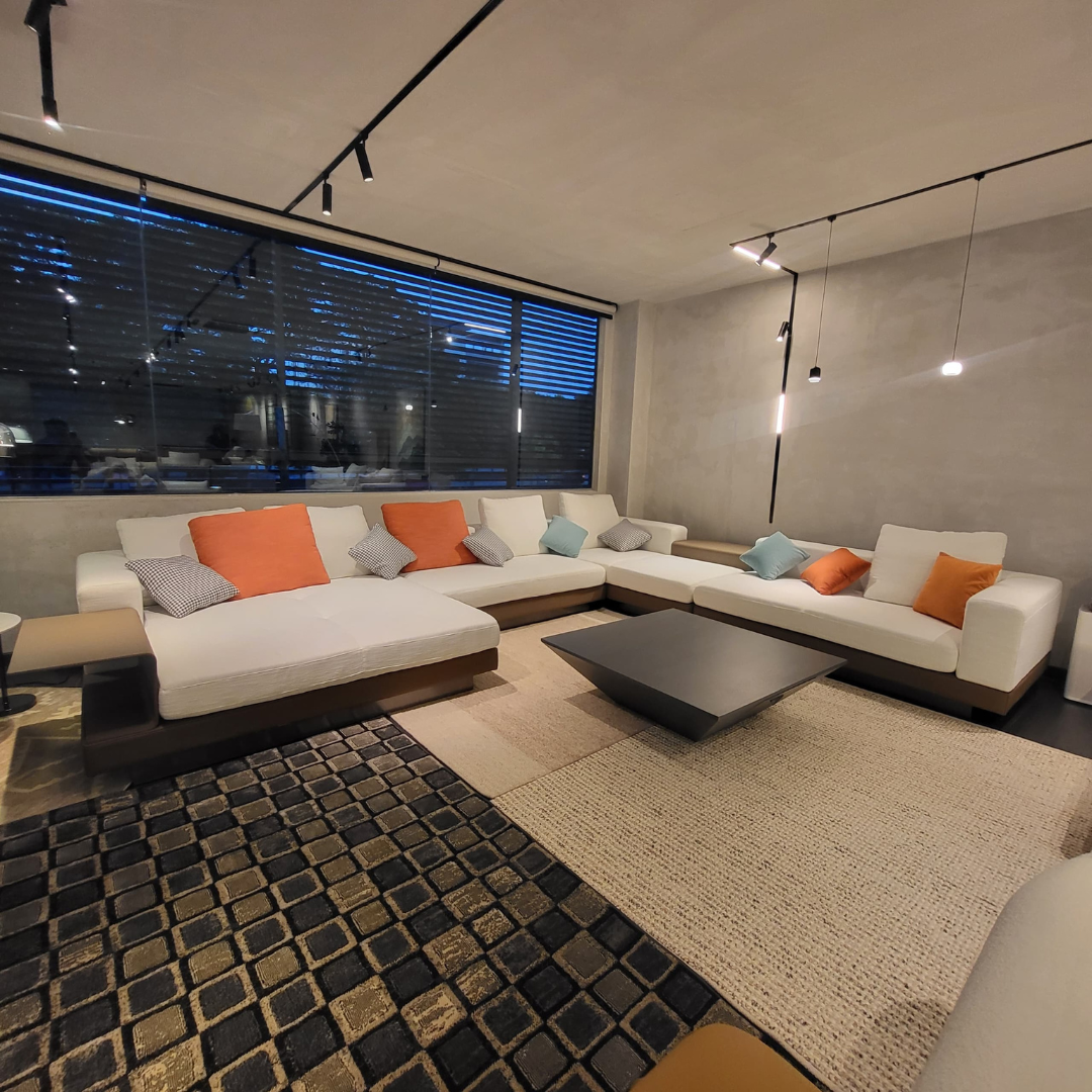 Hull 6 Seater Fabric L-Shape Sofa