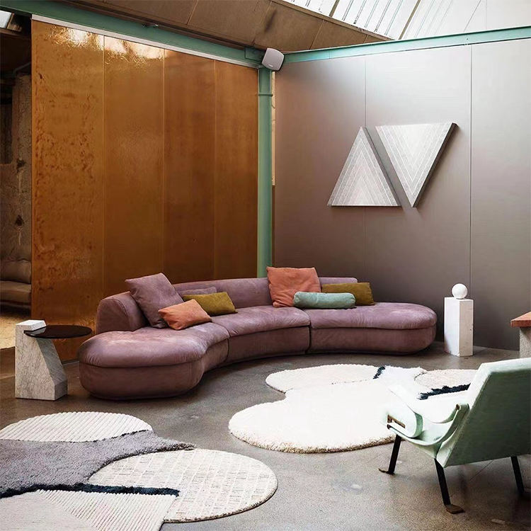 Carson 4 Seater Bouclé L-Shape Sofa