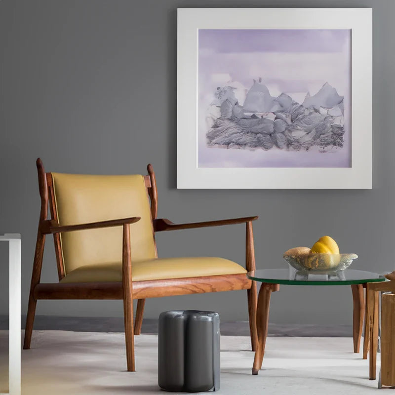 A vibrant yellow accent chair: A relaxing personal seat that's always obliging