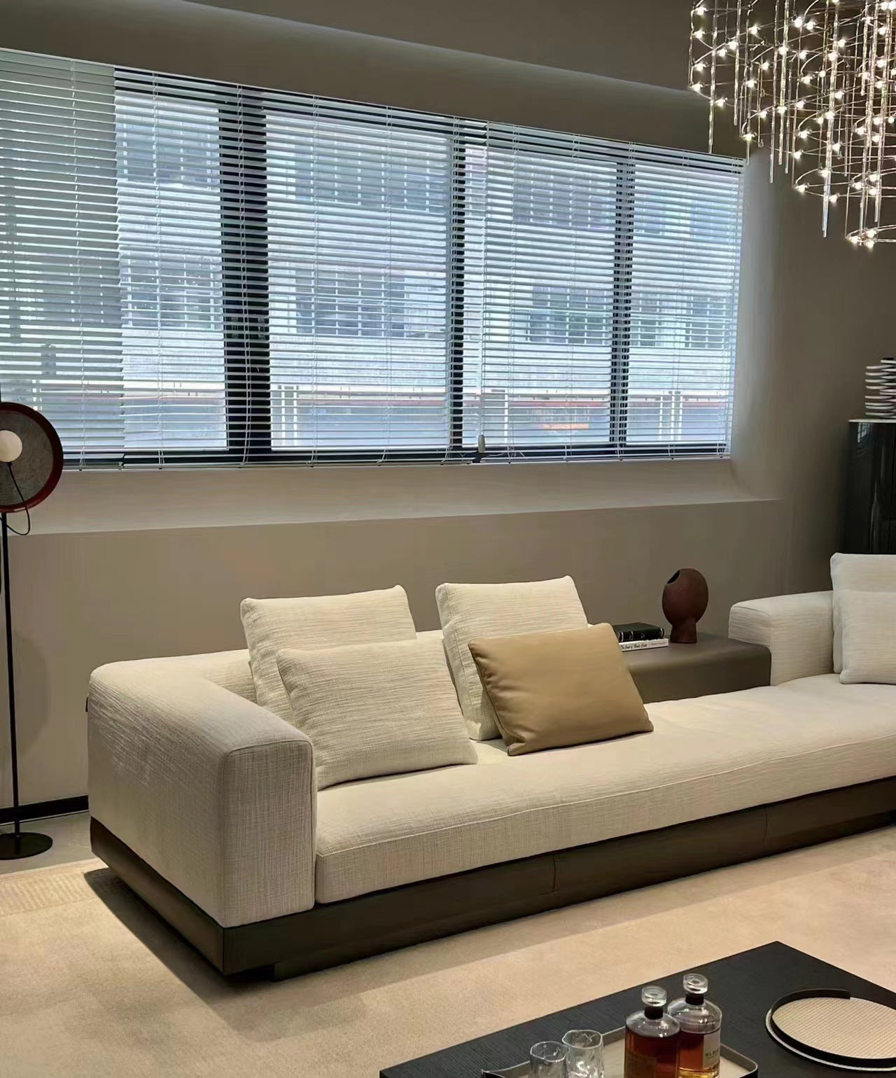 Hull 6 Seater Fabric L-Shape Sofa