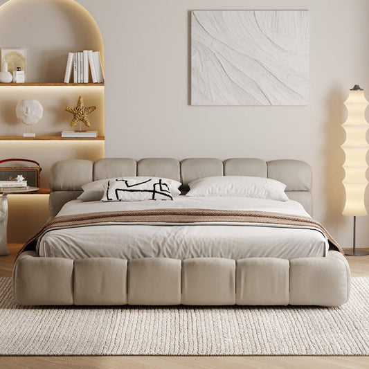 Diaz King Size Leatherette Bed Frame