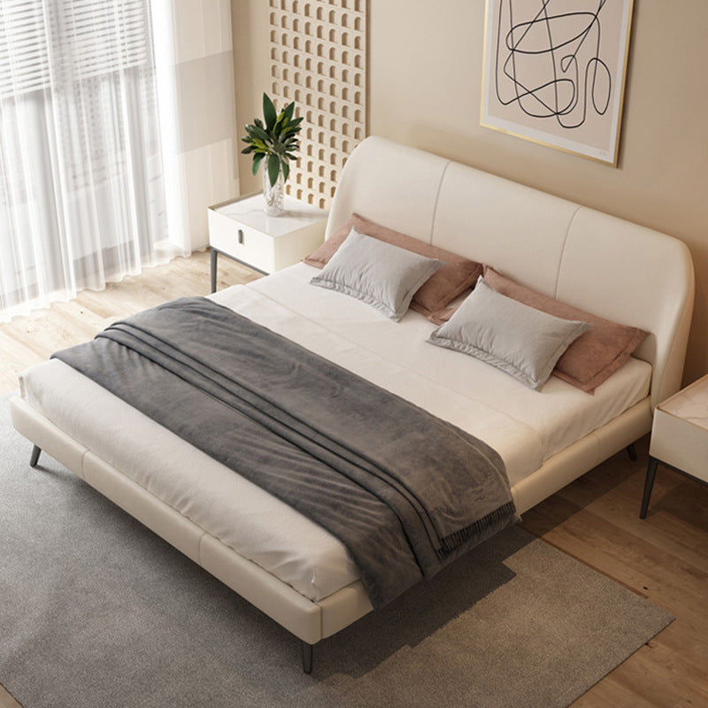 Mays Queen Size Leatherette Bed Frame