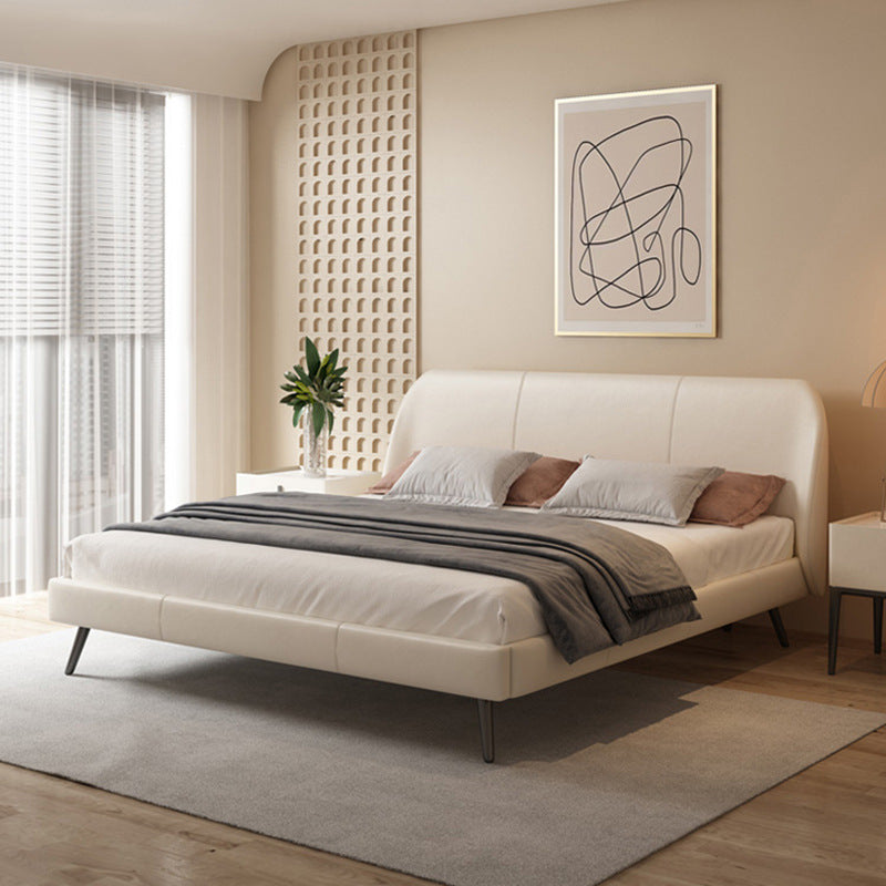 Mays Queen Size Leatherette Bed Frame