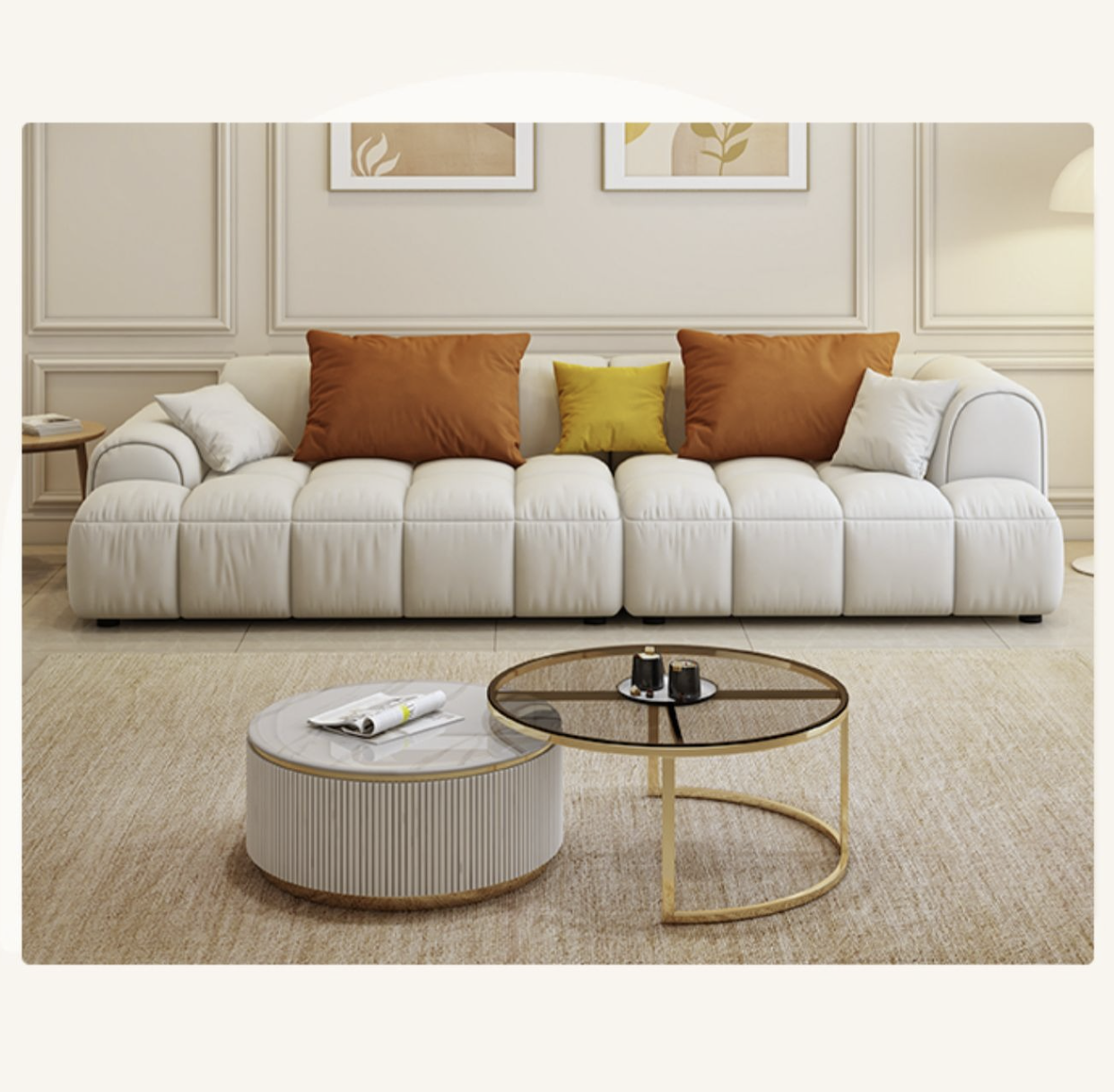 Wade 4 Seater Fabric Sofa