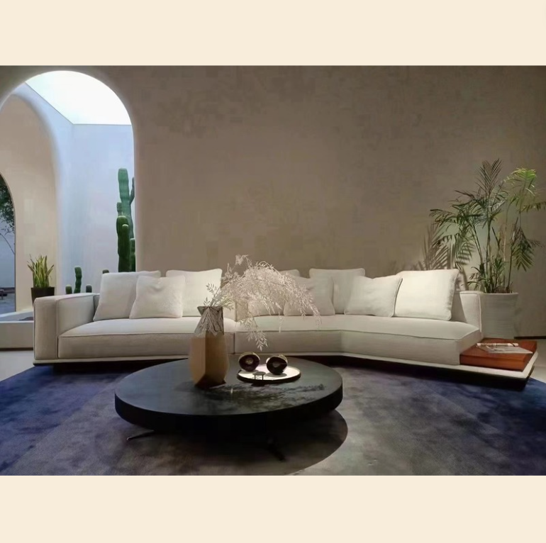 Merritt 4 Seater Leather L-Shape Sofa
