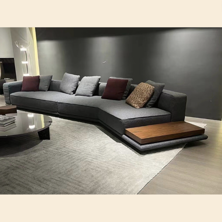 Merritt 4 Seater Leather L-Shape Sofa