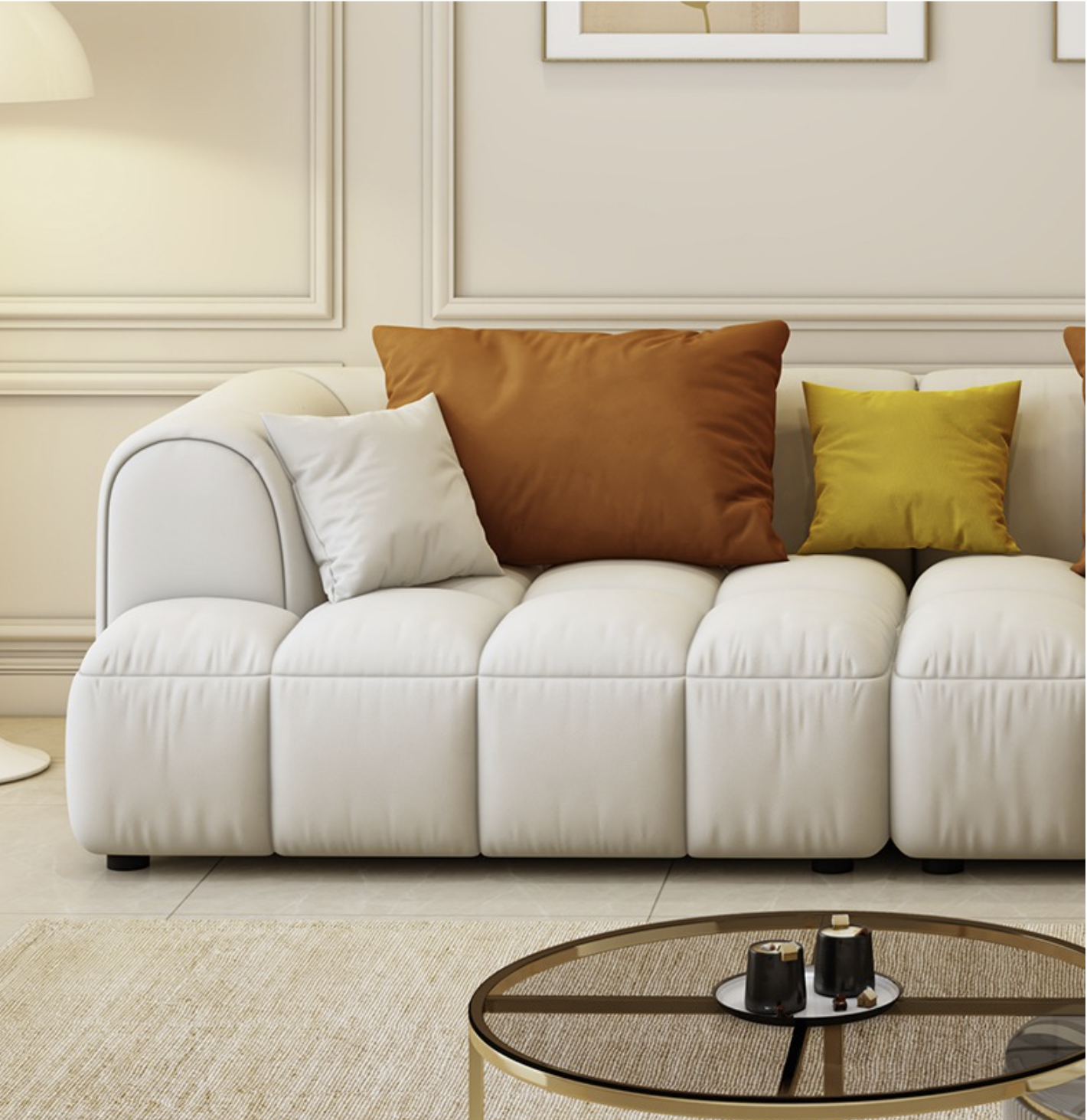 Wade 3 Seater Fabric Sofa