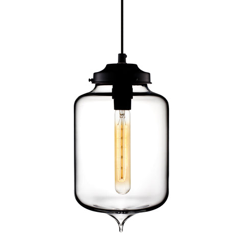 Brown Modern Glass Pendant Lamp