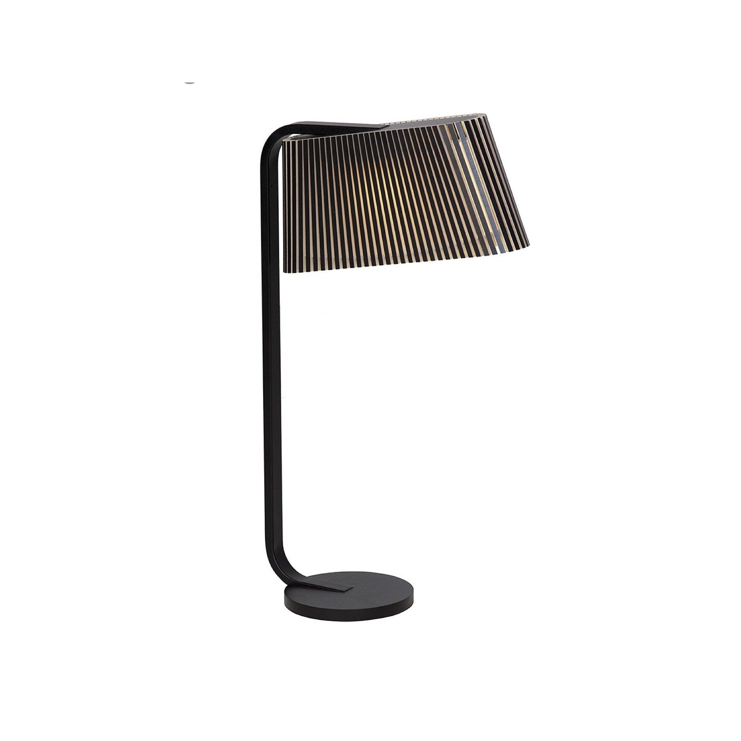 This sleek table lamp that works really well by the bed as well as on the window sill thanks to its thin frame.