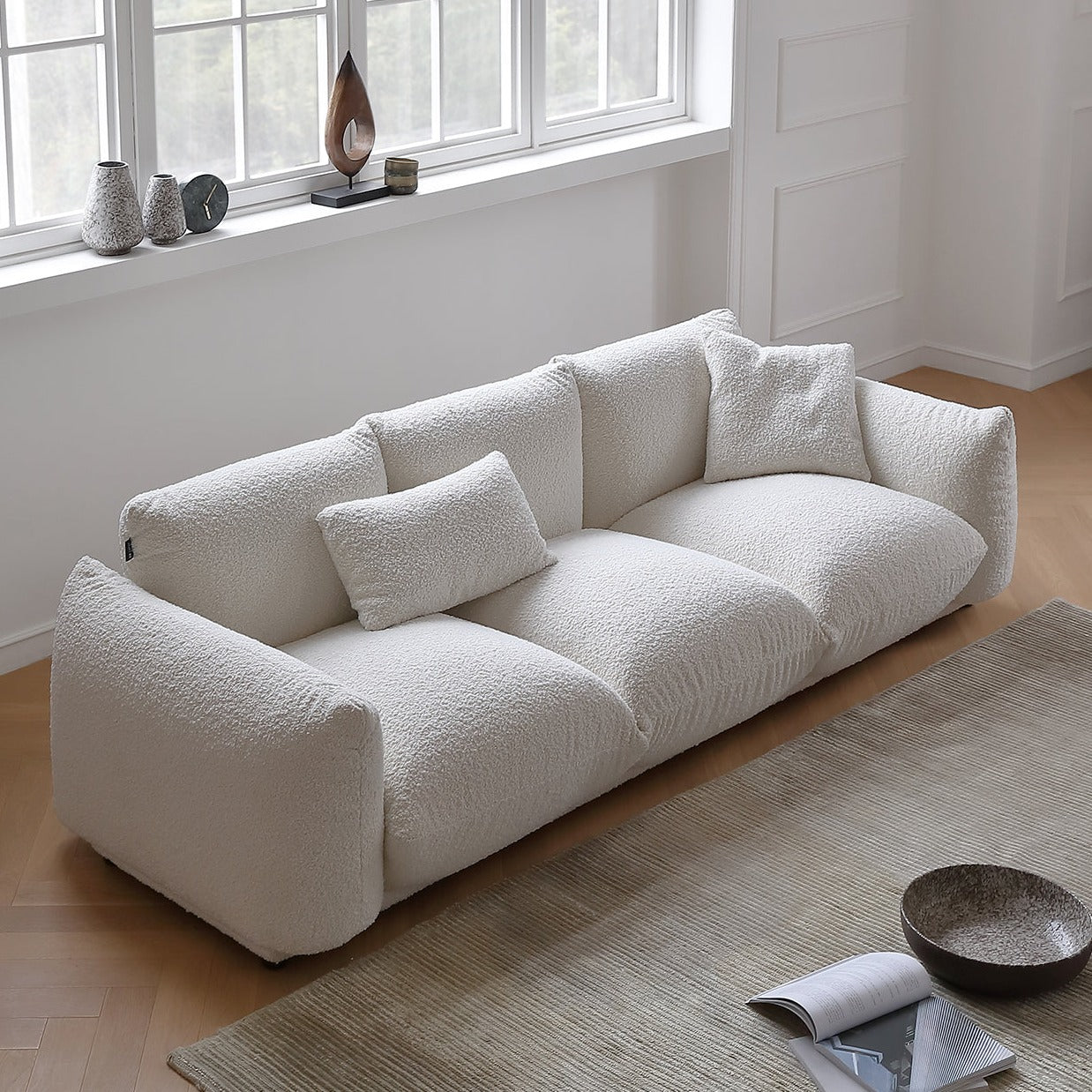 Colon 1 Seater Bouclé Sofa