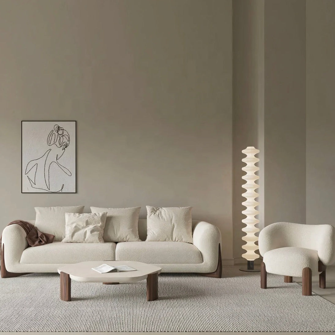 Mcmillan 1 Seater Bouclé Sofa
