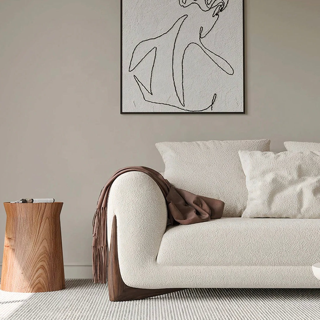 Mcmillan 3 Seater Bouclé Sofa