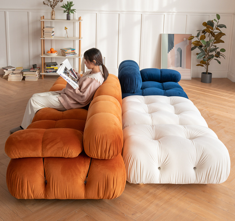 Holland 3 Seater Fabric Modular Sofa